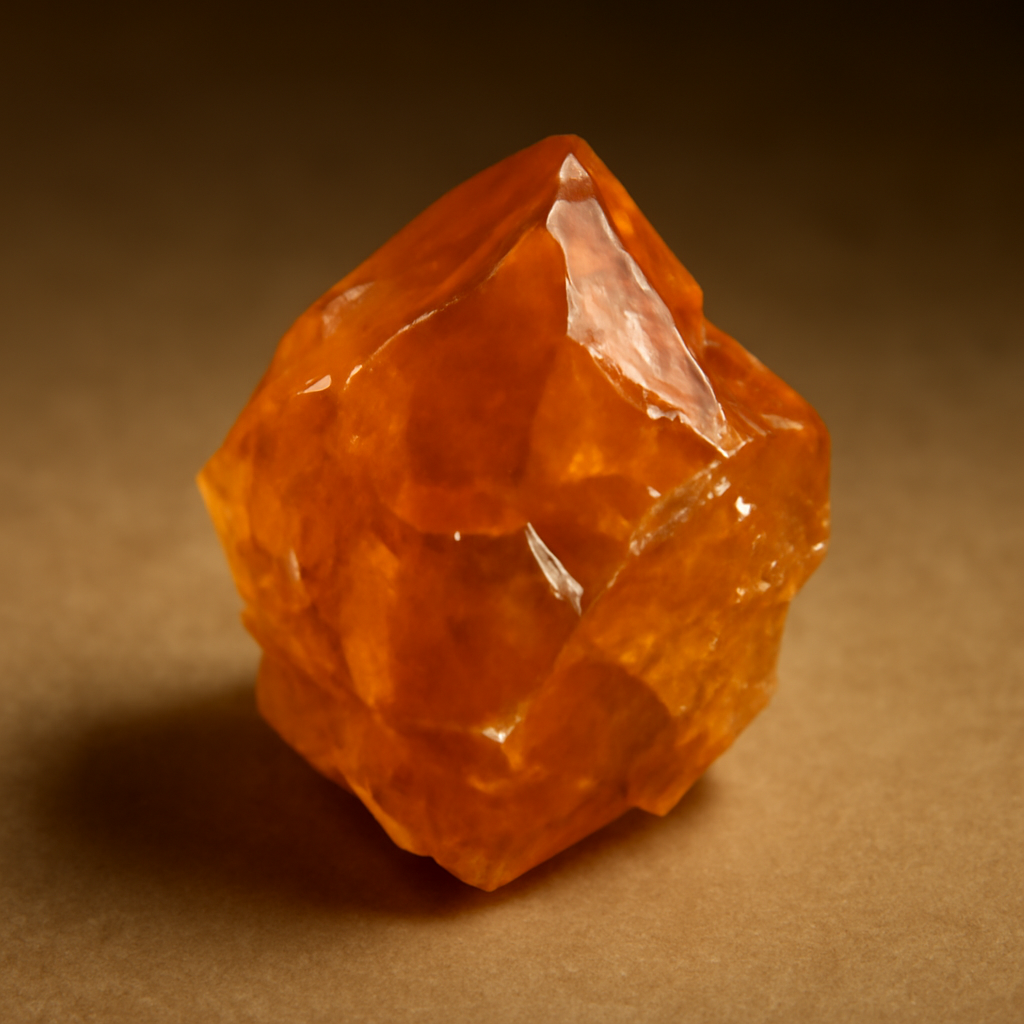 Cristal Calcita Laranja