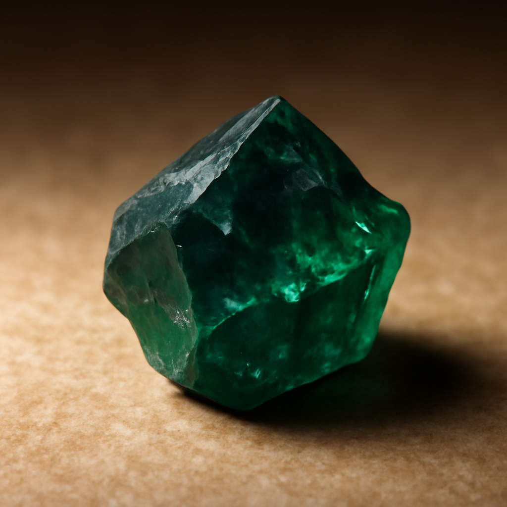 Cristal Calcita Verde