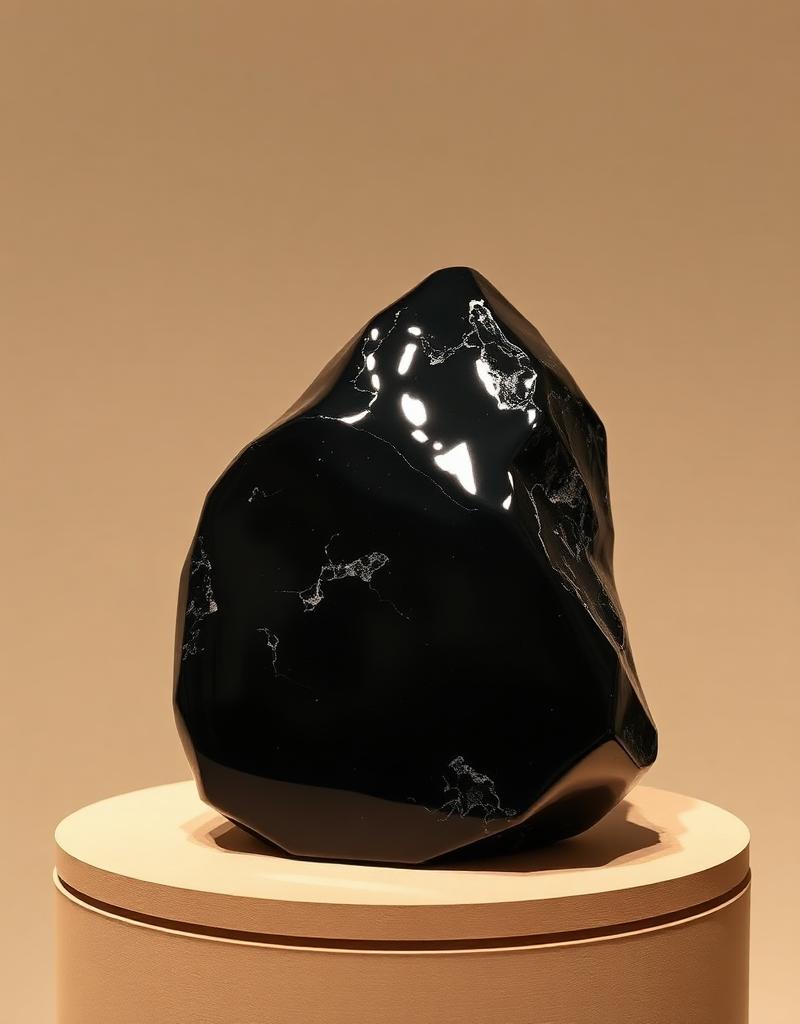 Cristal Obsidiana Negra